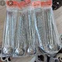 نی استیل قاشق دار همراه بافرچه شستشو یورولند