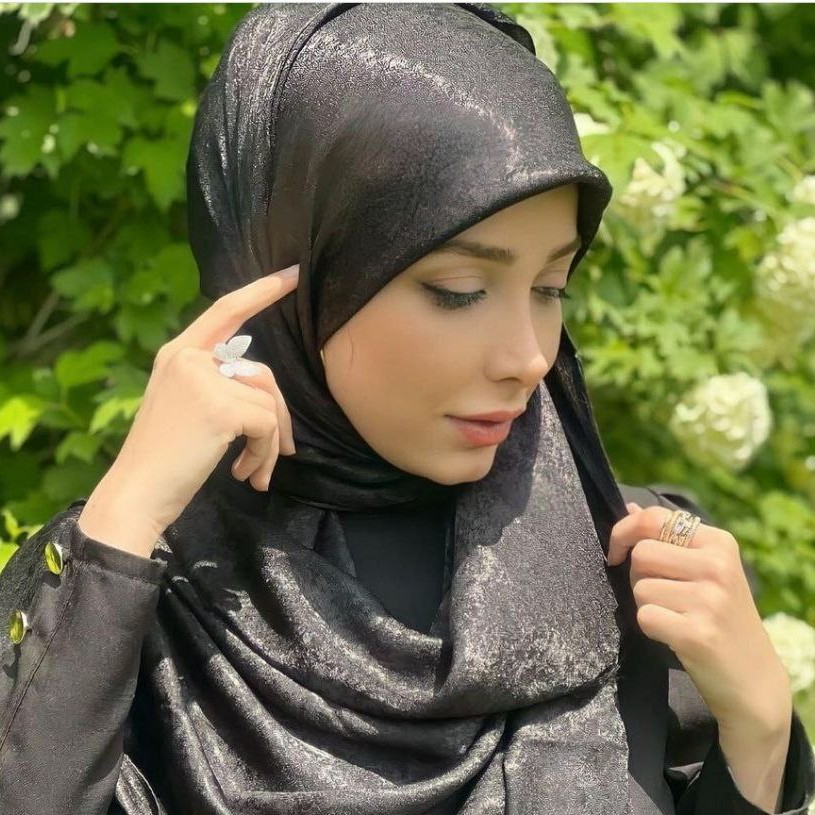روسری مشکی پتینه ترک ویژه محرم وصفر اربعین و مهمانی