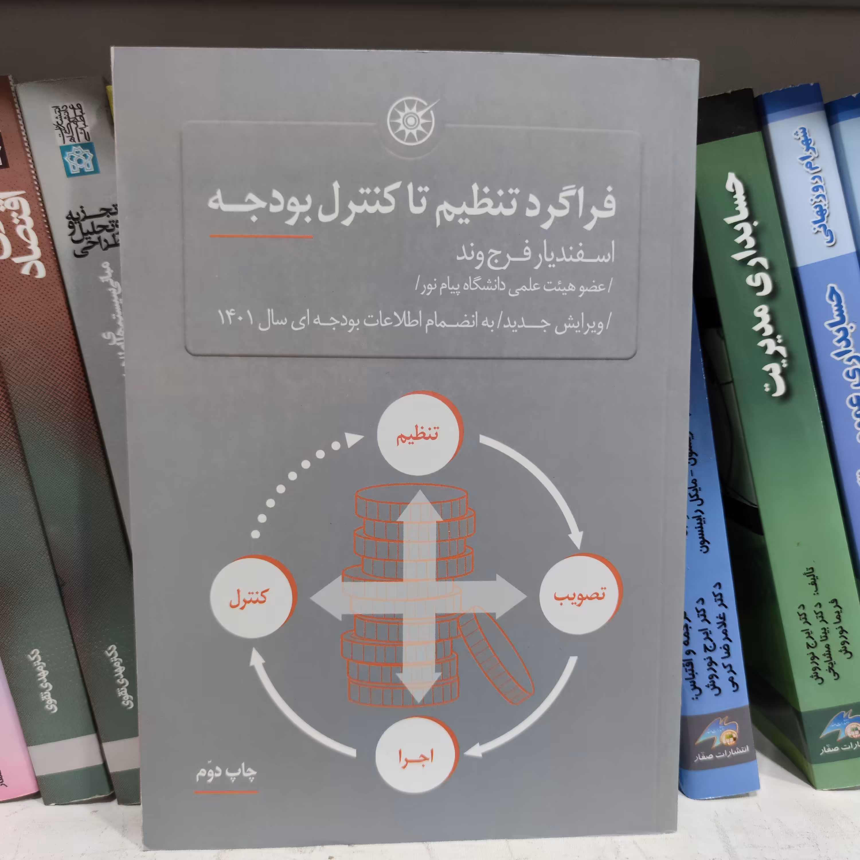 کتاب فراگرد تنظیم تا کنترل بودجه ویرایش جدید تجدیدنظر شده تالیف دکتر اسفندیار فرج وند 