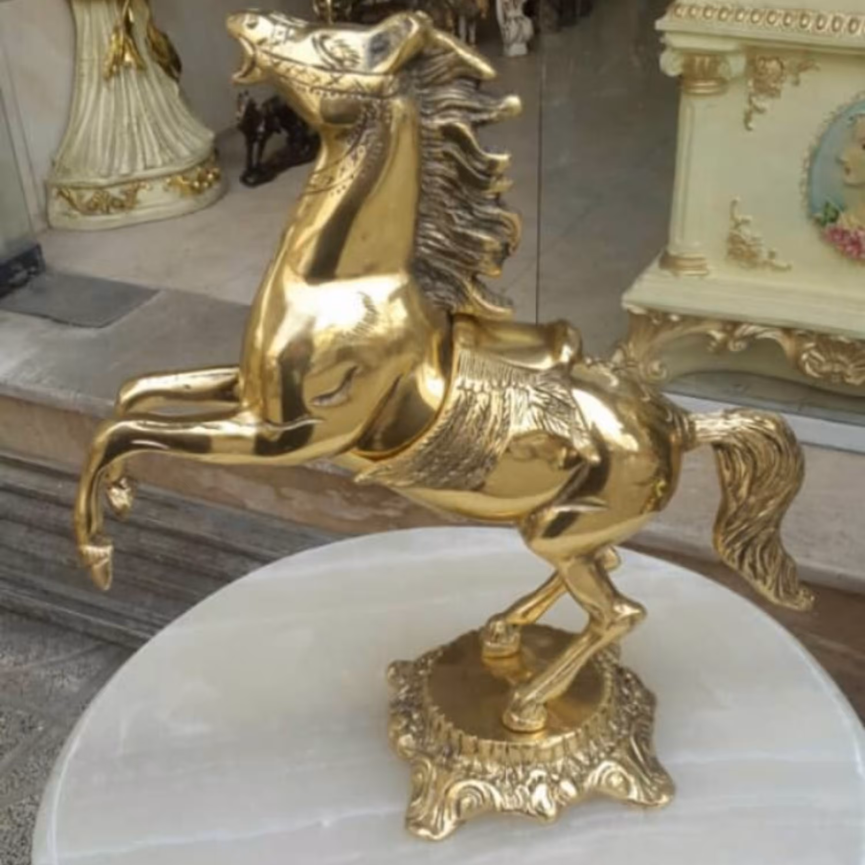 مجسمه اسب برنزی سایز بزرگ