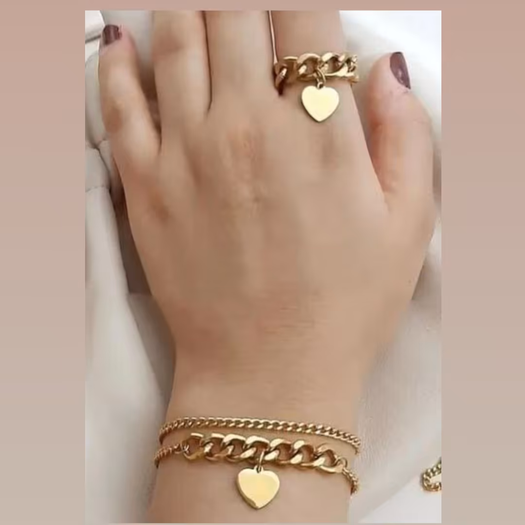 ست دستبندوانگشتراستیل