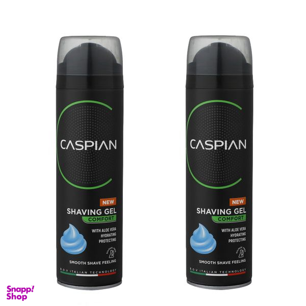 ژل اصلاح کاسپین مدل COMFORT حجم 200 میلی لیتر مجموعه 2 عددی