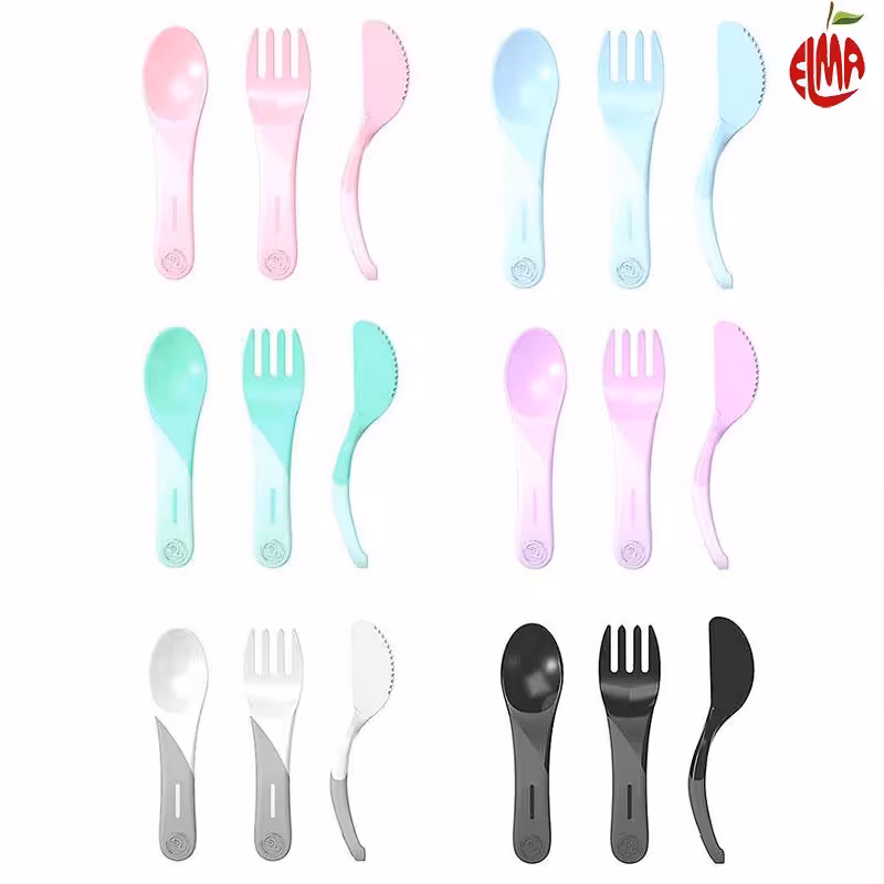 ست قاشق ، چنگال و چاقو کودک تویست شیک Twistshake