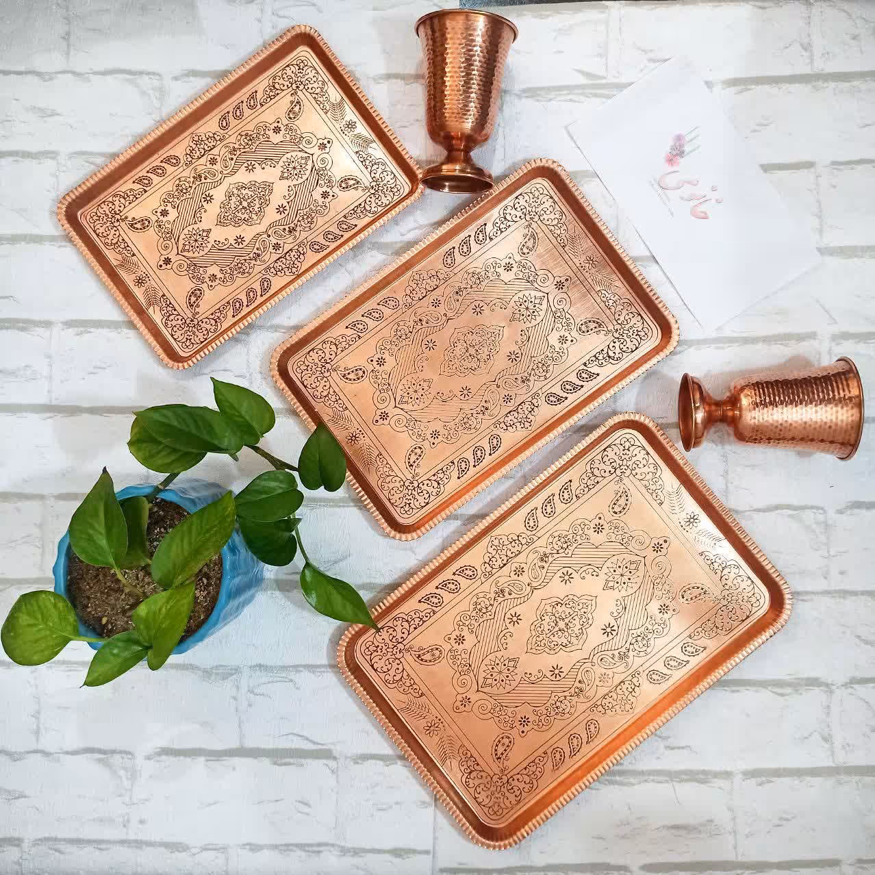 سینی مسی متوسط 