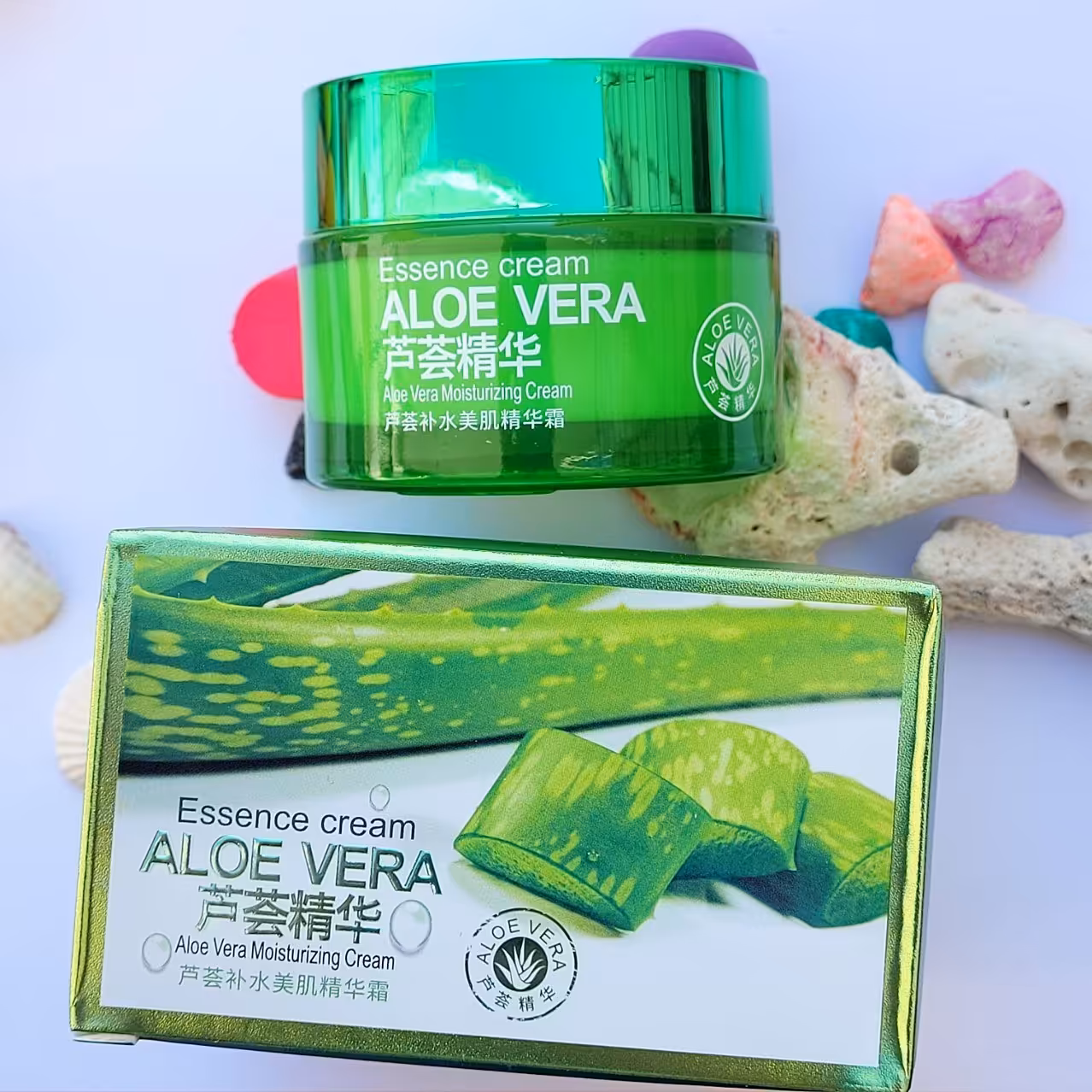 کرم آبرسان و مرطوب کننده دست و صورت آلوئه ورا با خلوص 92٪ بیواکوا (آرایشی بهداشتی یاقوت)