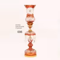 یک جفت لاله نوروزی طرح پروانه سایز متوسط ( 65 سانت ) دستساز دیاکو کریستال