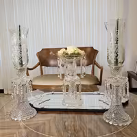 شمعدان باکارات مدل میخی ارتفاع 55 cm 