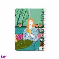 دفترچه یادداشت بامبیلیپ مدل دختر در خانه کد 8010608