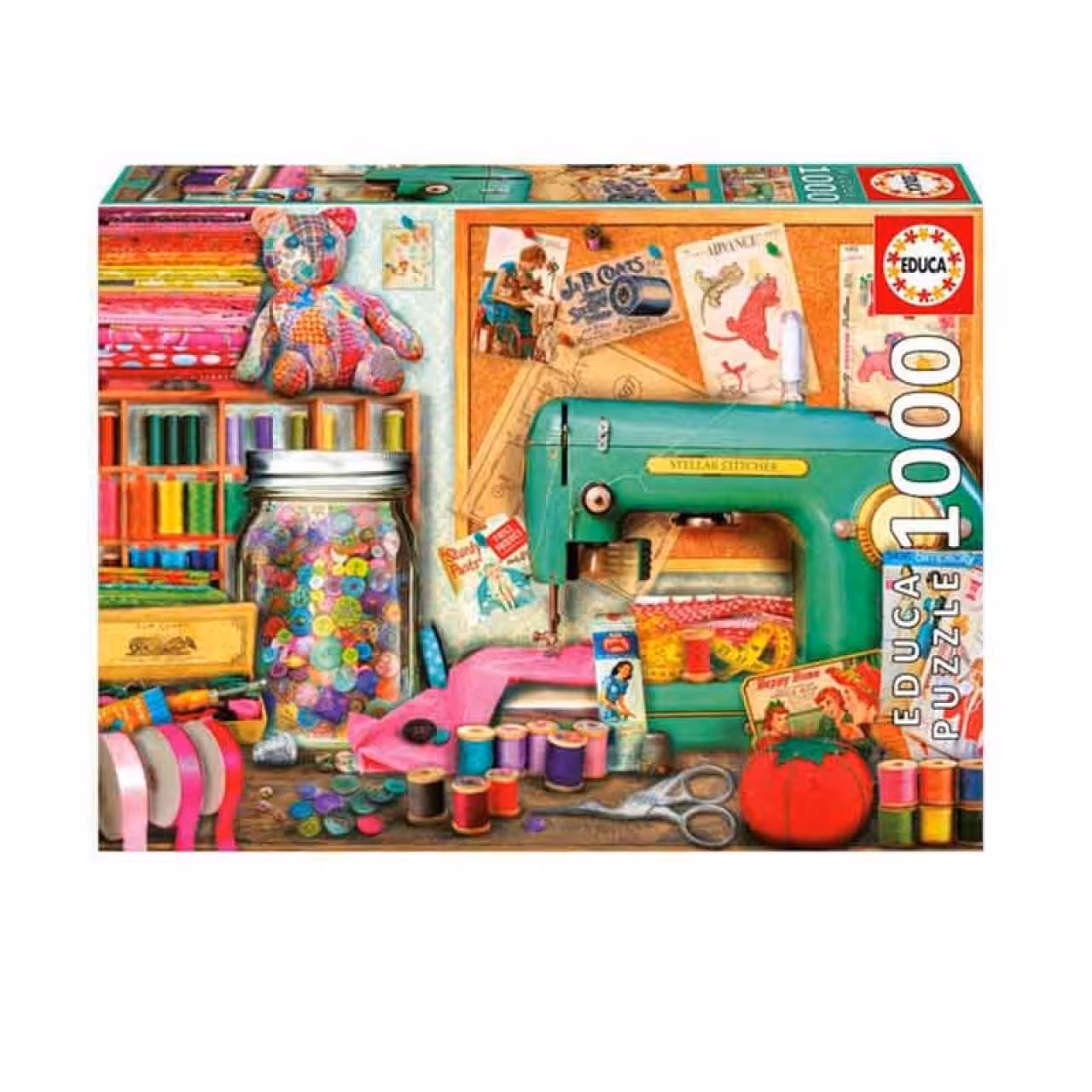 پازل 1000 تکه ادوکا مدل Sewing Corner کد HBV00000C3UBG