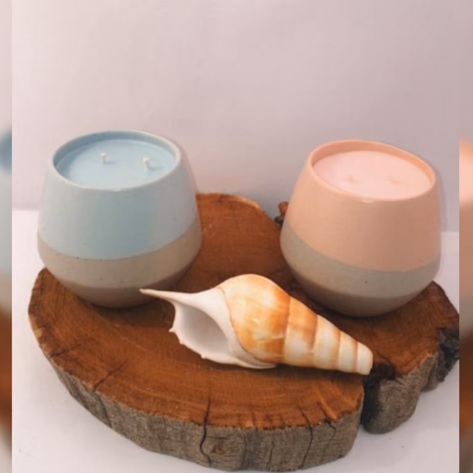 شمع دکوری باظروف سفالی وارداتی