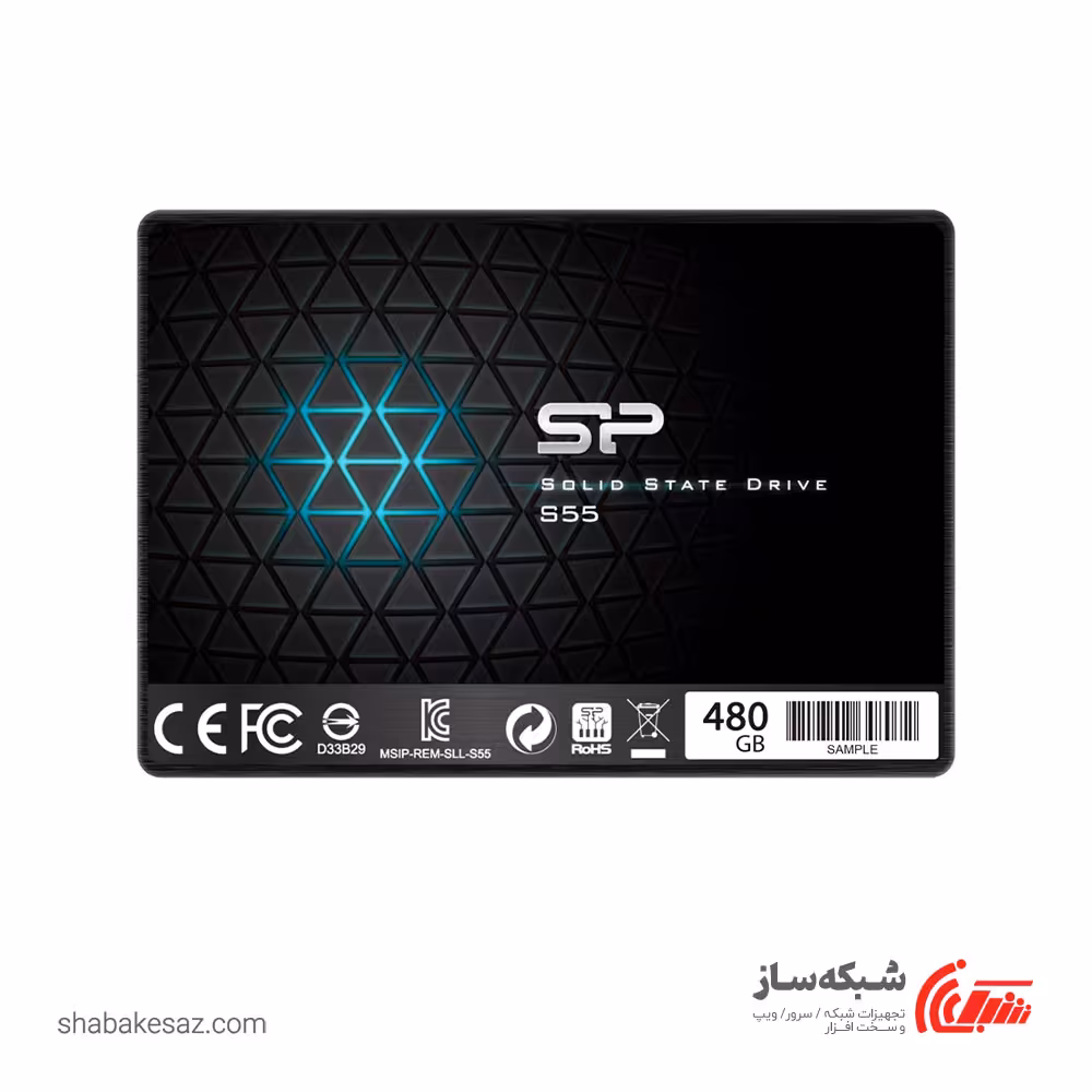 قیمت و خرید حافظه SSD اینترنال سیلیکون پاور Silicon Power S55 Slim ظرفیت 480GB - شبکه ساز