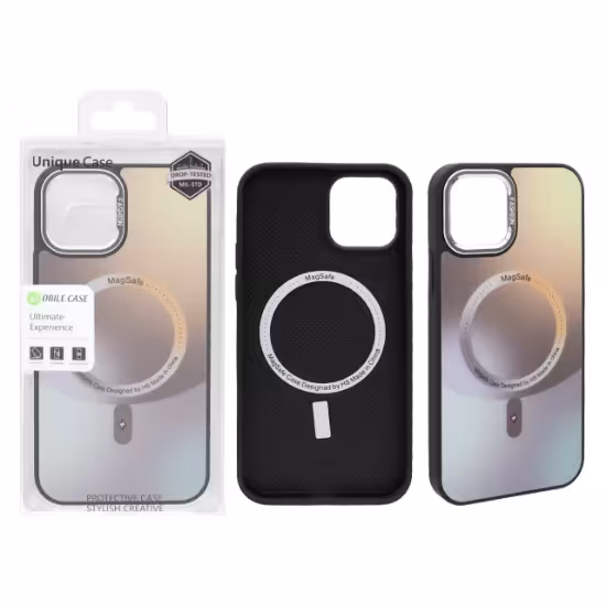 قاب گوشی اورجینال Fashion دور لنز آلومینیومی Magsafe برای iPhone 12 Pro / 12