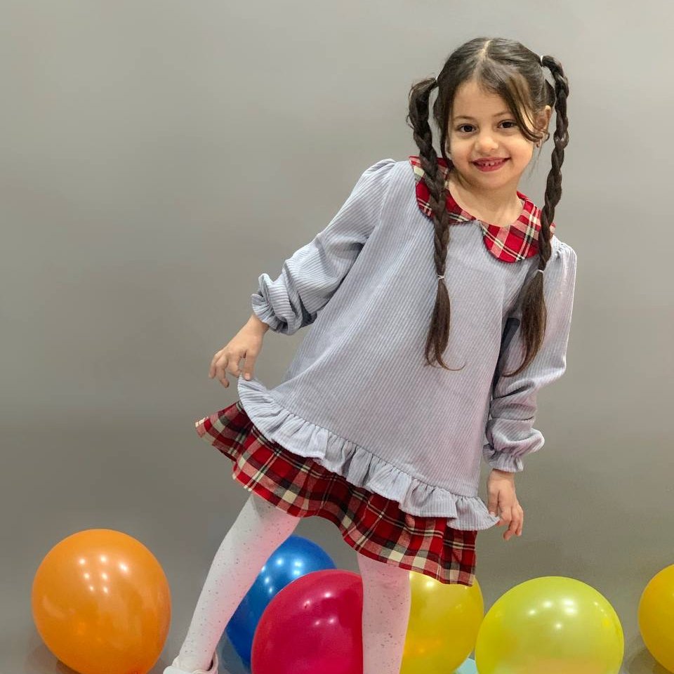 پیراهن کبریتی دخترانه