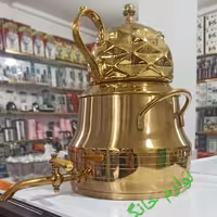 کتری قوری روگازی طلایی