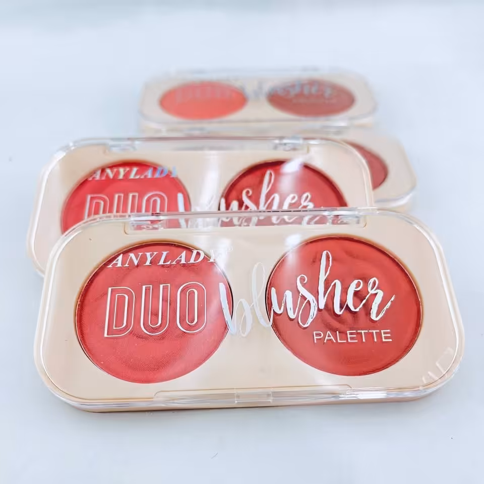 پالت رژگونه 2 رنگ گل رز انی لیدی