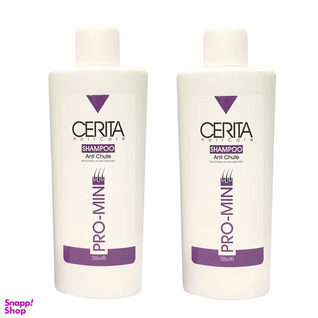 شامپو پرومین سریتا مدل Anti Chute حجم 200 میلی‌ لیتر مجموعه 2 عددی