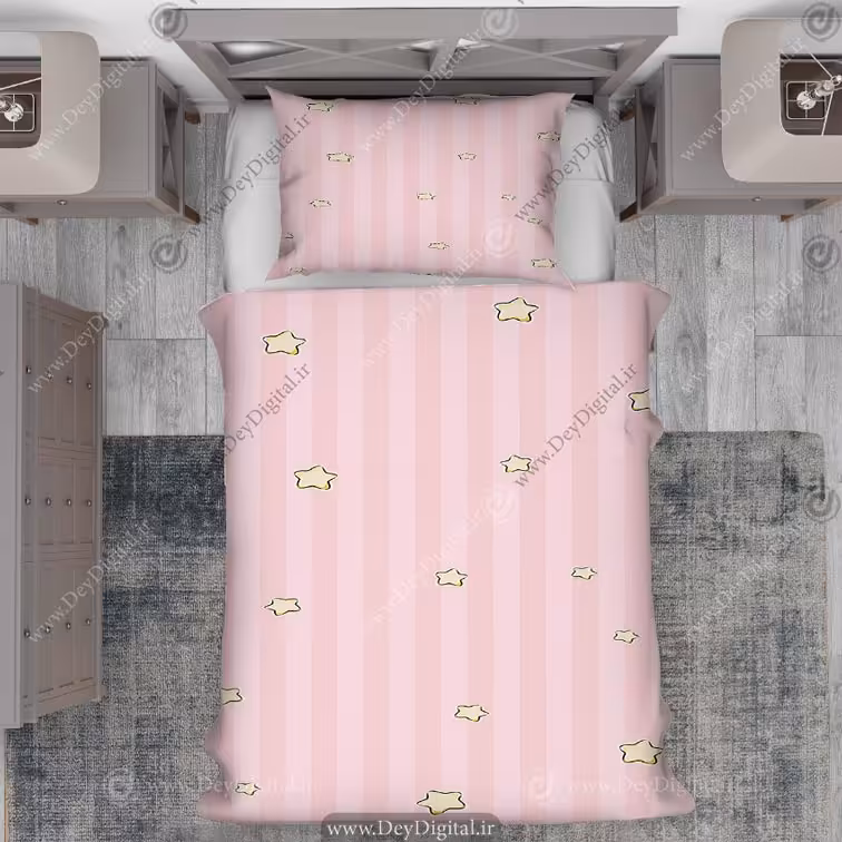 روتختی فانتزی کودک دختر طرح ستاره ای pk-2927