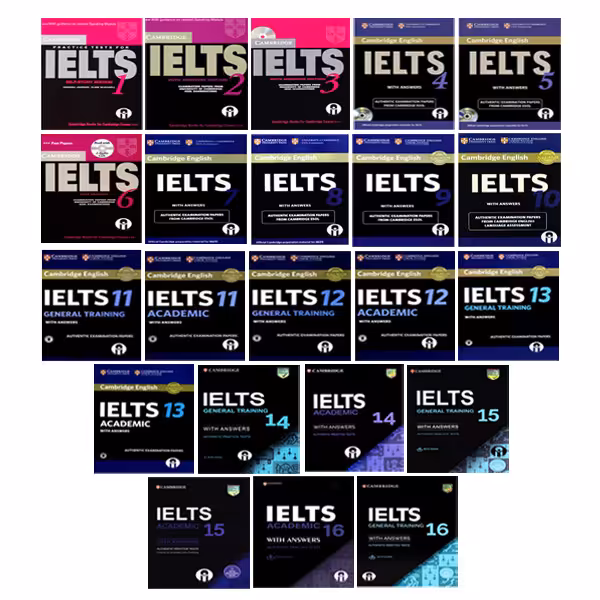 کتاب Cambridge IELTS اثر جمعی از نویسندگان انتشارات الوندپویان 22 جلدی