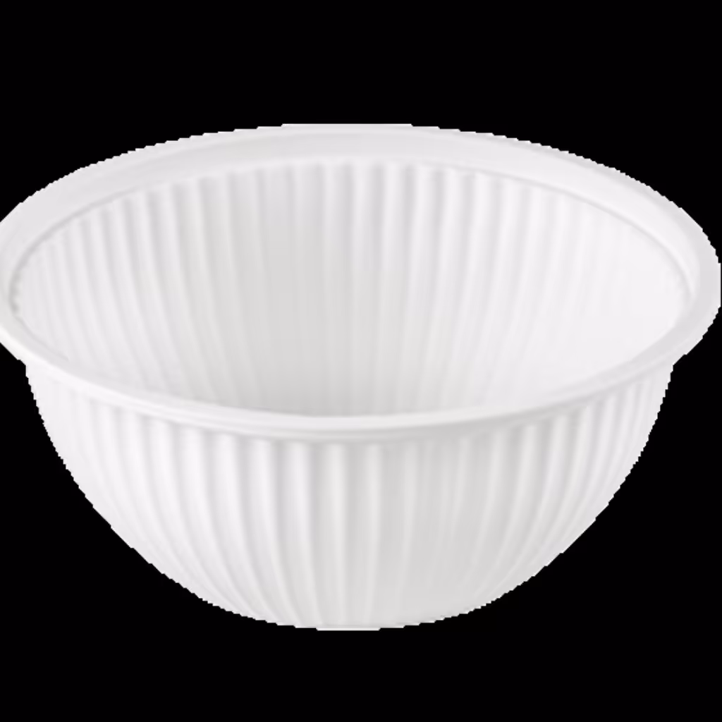 کاسه  یکبار مصرف صدفی گیاهی سایز 1000 (بسته 100 تایی)