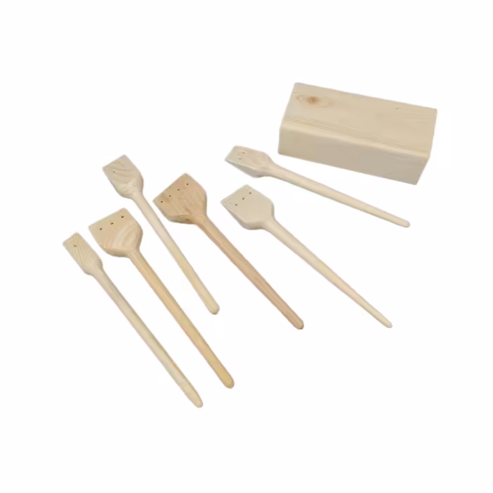 قلم پارویی اعلاء ست 6 عددی چوبی