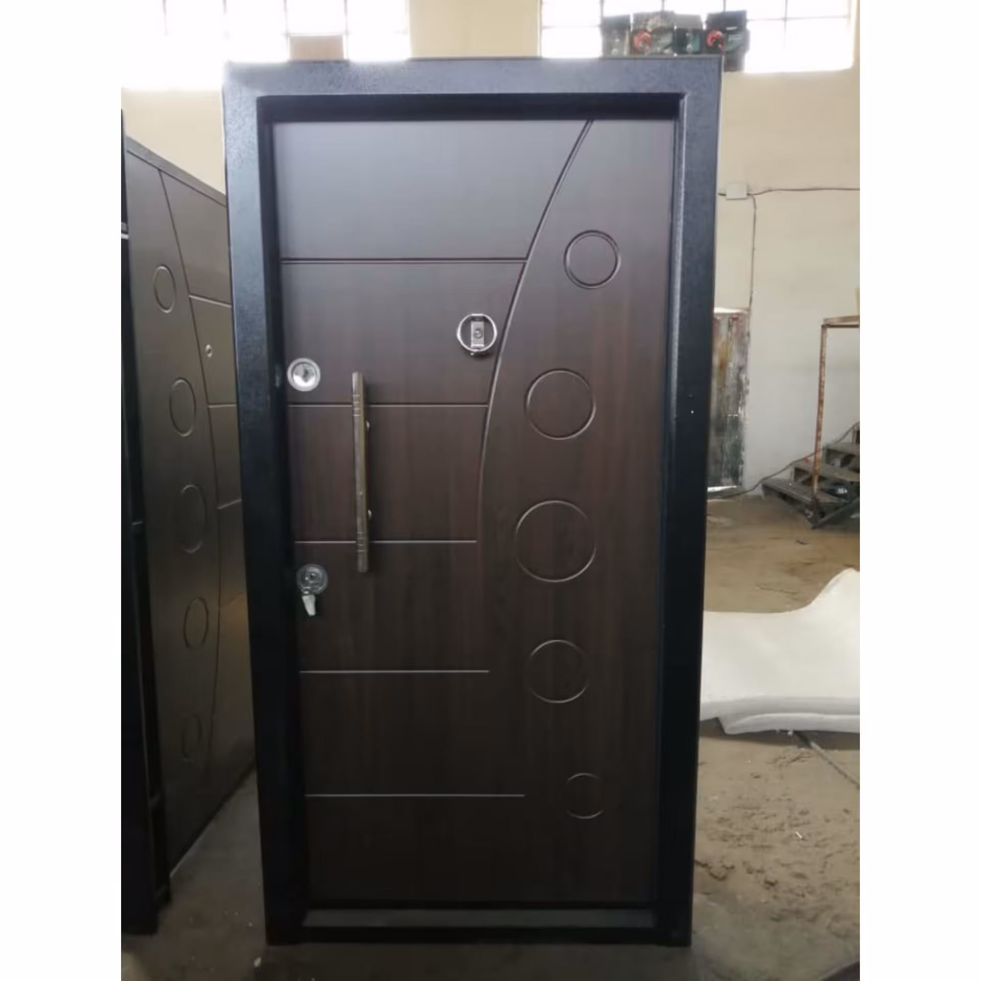 درب ضد سرقت روکش پی وی سی cnc