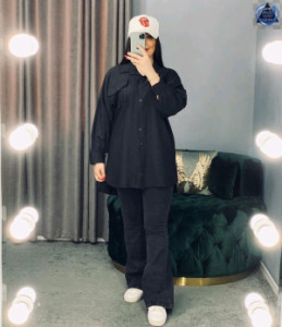مانتو اسپرت زنانه ابروبادی مدل تونیک مانتویی