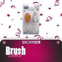 برس  و  شانه  دسته  بیضی وکیومی چیکو  chicoo 