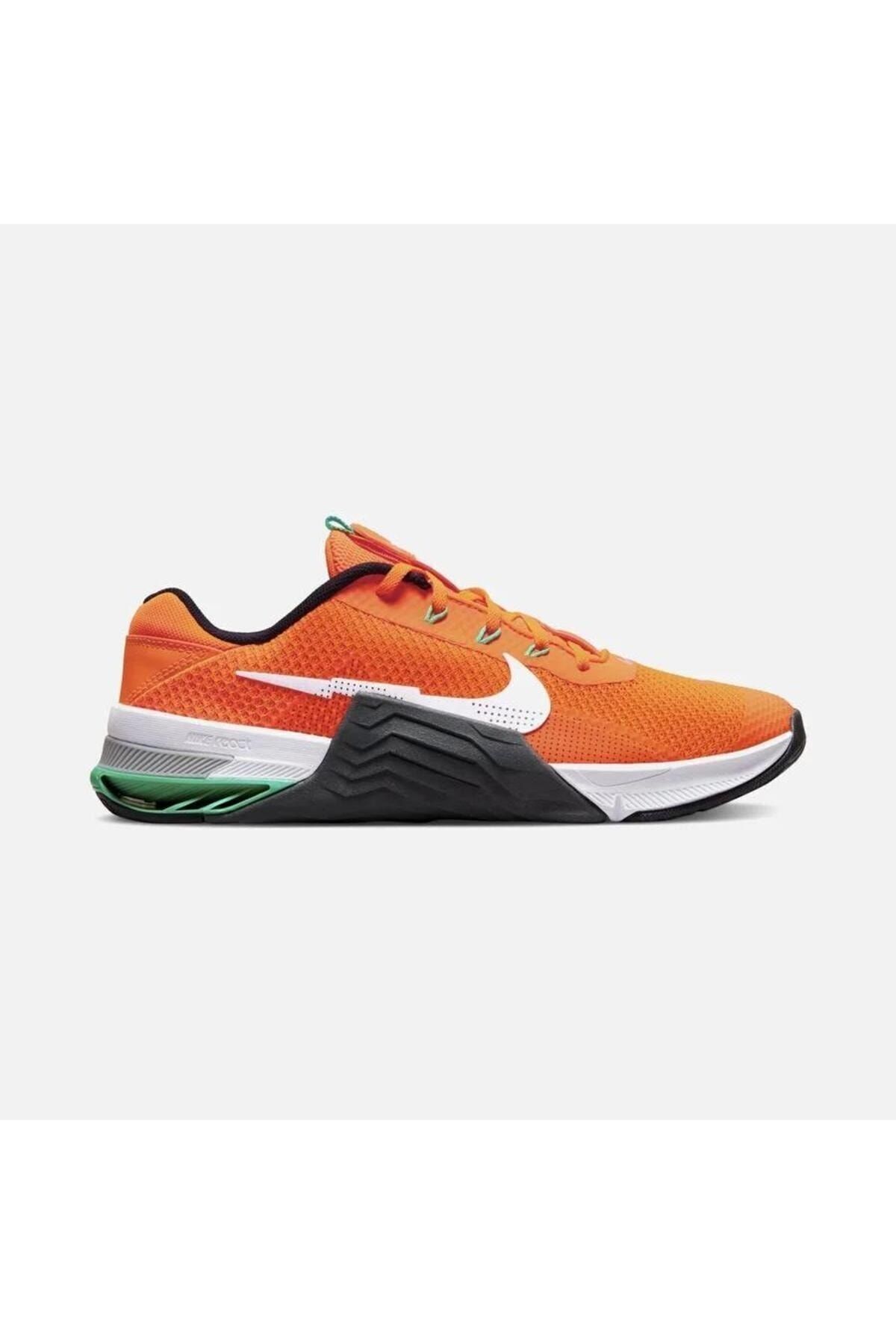 کفش تناسب اندام نارنجی مردانه كفش كتانى ورزشى مدل Metcon 7 نایک Nike