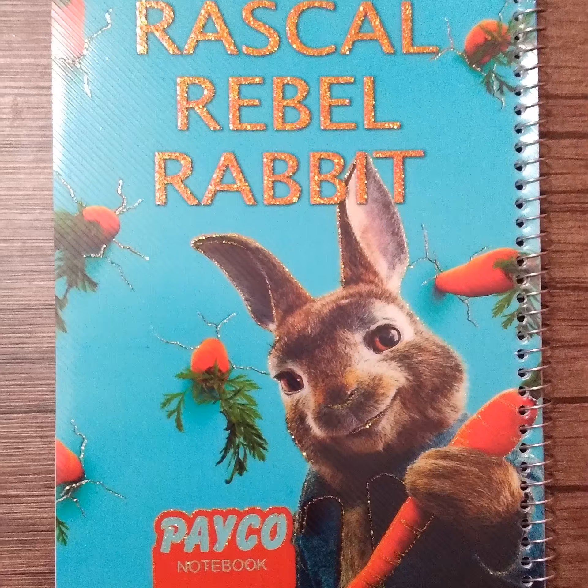 دفتر نقاشی 50 برگ سیمی پایکو طرح خرگوش جلد طلقی اکلیل دار 