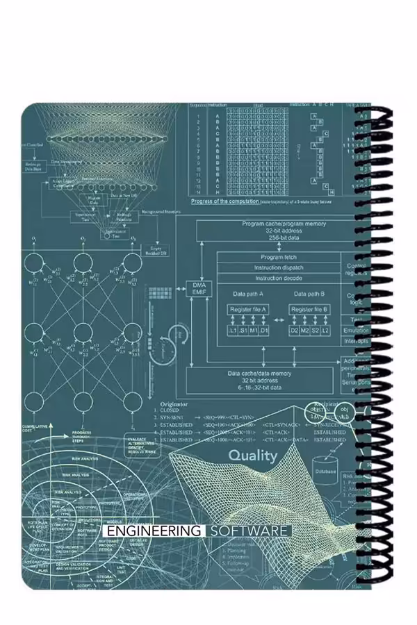 دفتر وزیری 100 برگ Scientist software دات نوت dotnote