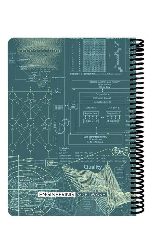 دفتر وزیری 100 برگ Scientist software دات نوت dotnote