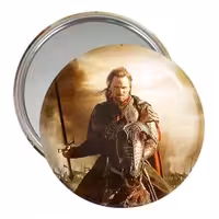آینه جیبی خندالو طرح آراگورن ارباب حلقه ها Lord of the Rings کد 4762