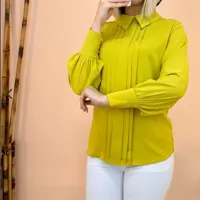 شومیز  زنانه الیزه با کیفیت و دوخت عالی در سه سایز 1و2 و3 مناسب 38تا48