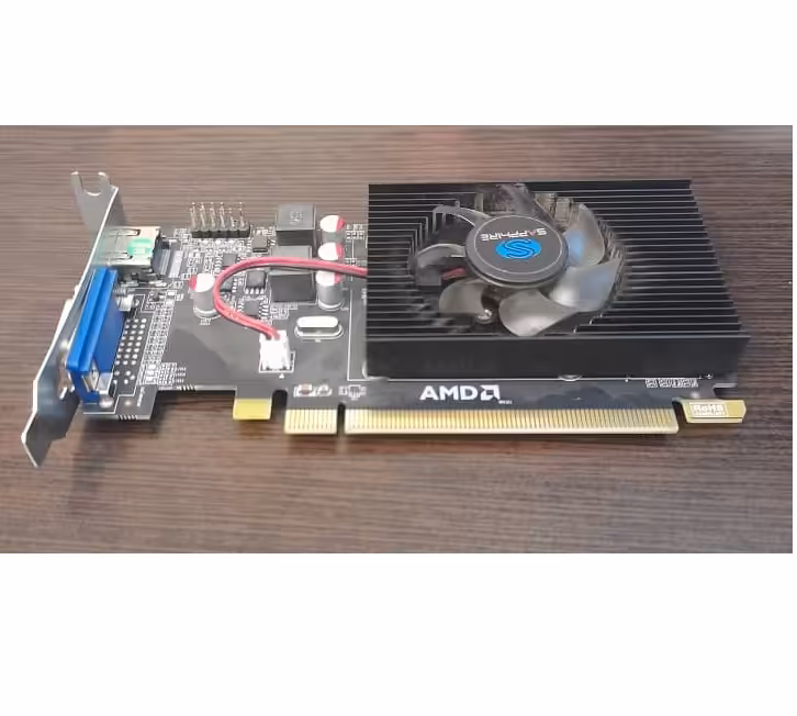 کارت گرافیک استوک سافایر Sapphire AMD Radeon HD6450 ظرفیت 2 گیگابایت