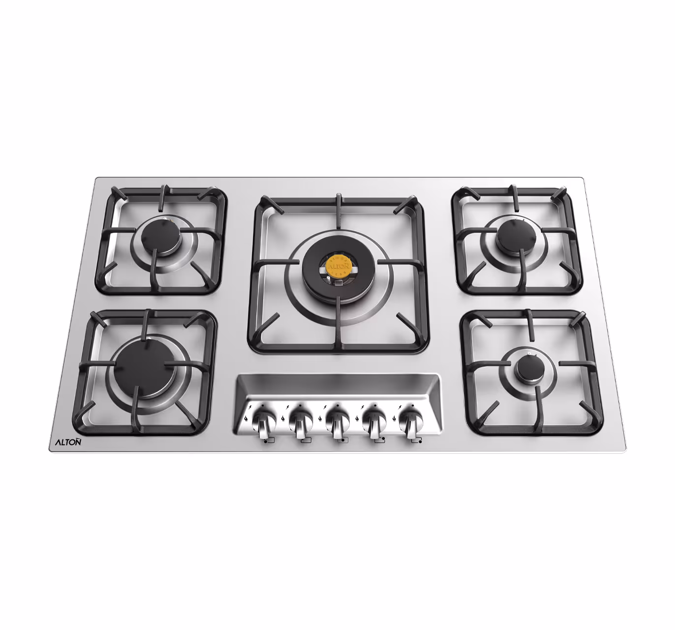 اجاق گاز صفحه ای آلتون 5 شعله مدل ISG522N