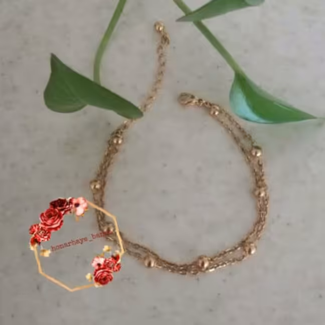 دستبند دو ردیفه شیک