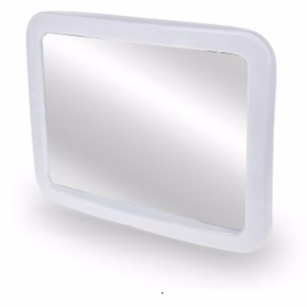 آینه نسترن سایز 7رنگ بندی سفید 