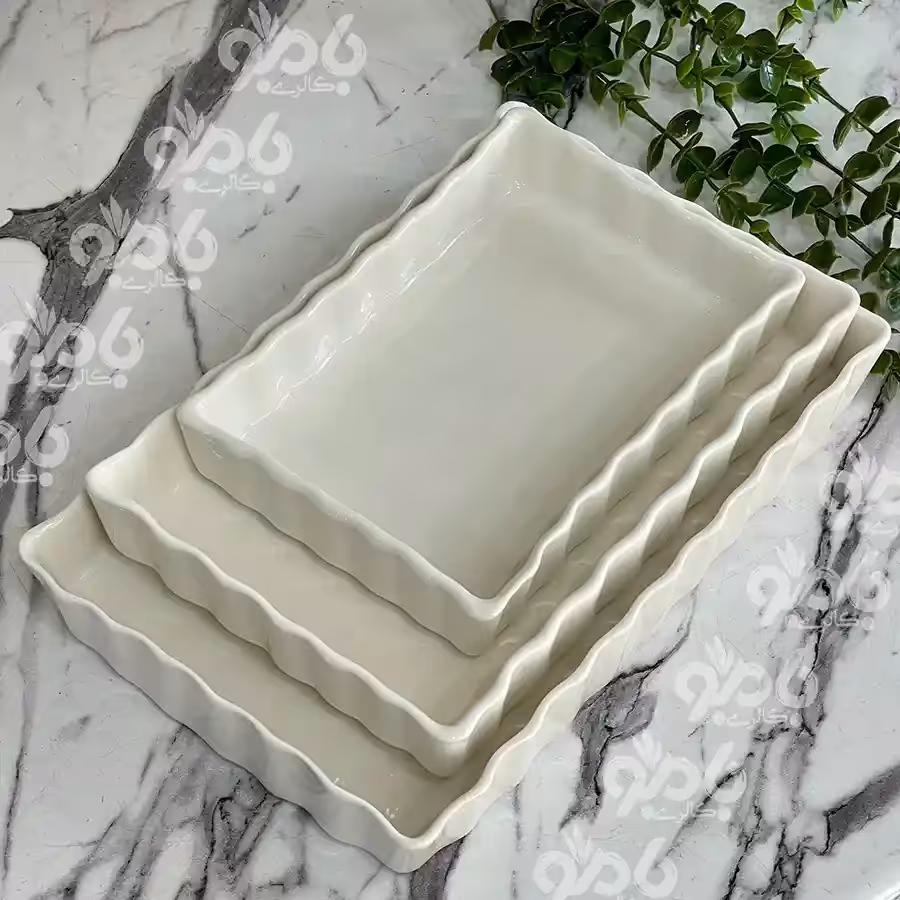 تارت چینی مستطیل در 3سایز