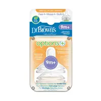سرشیشه دو عددی مثبت 9 ماه مناسب شیشه عریض آپشن پلاس دکتر براونز Drbrowns