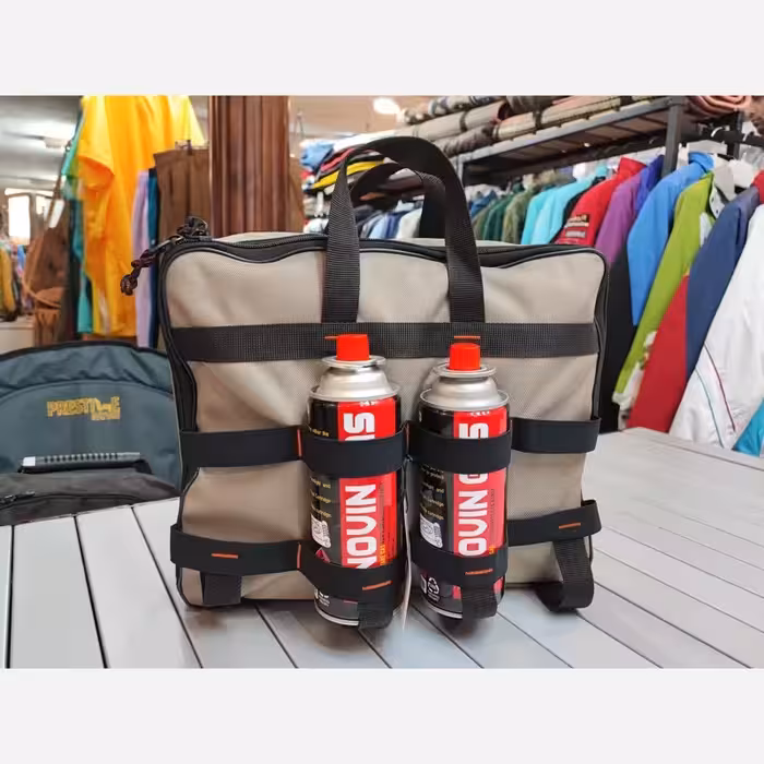 اجاق گاز مسافرتی به همراه کیف دستی و 4 عدد کپسول شارژی