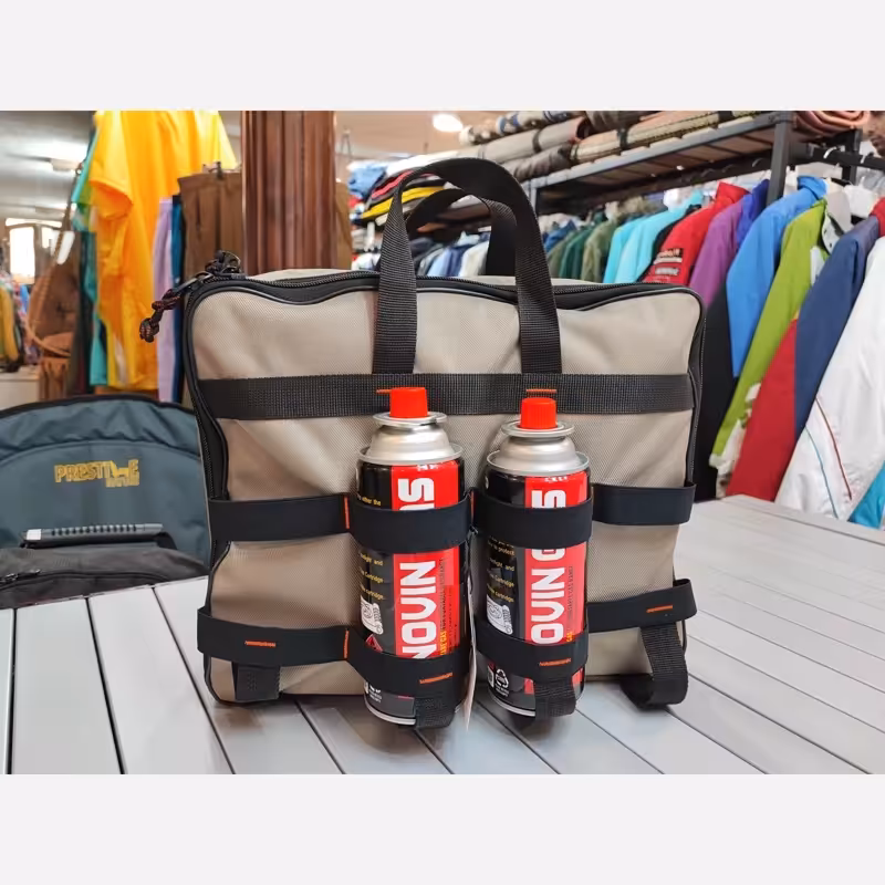 اجاق گاز مسافرتی به همراه کیف دستی و 4 عدد کپسول شارژی