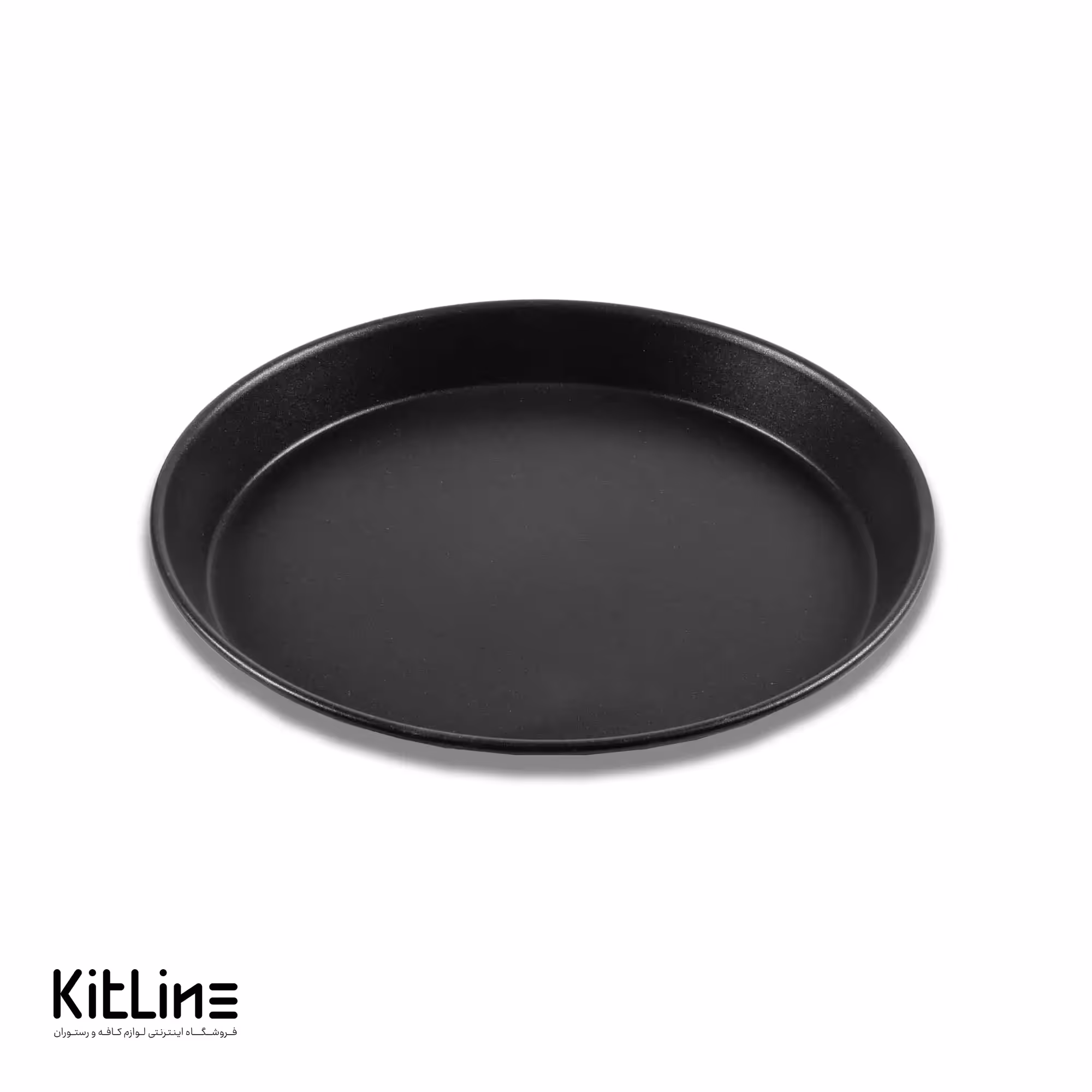 قالب پیتزا آمریکایی آلومینیومی روکش تفلون 25 سانتیمتری بدون در کیچن تک