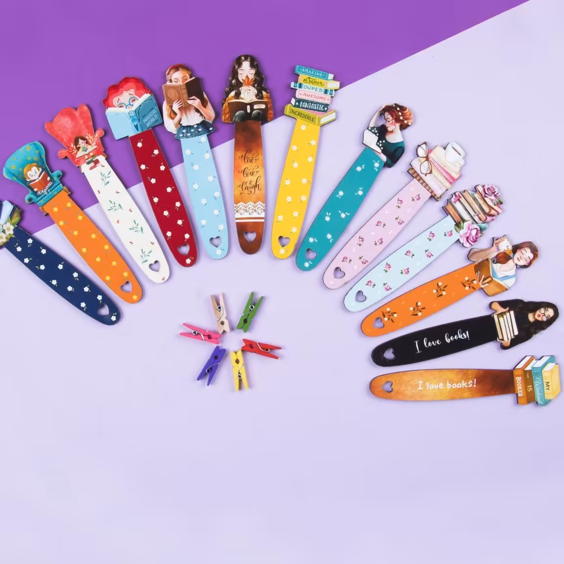 بوک مارک سری دختر کتابخوان