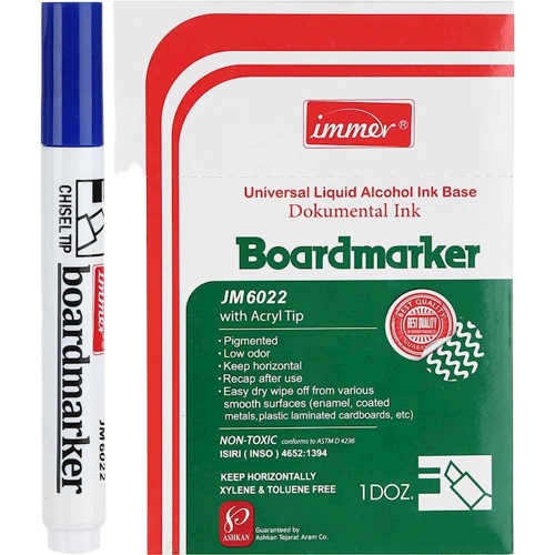 ماژیک وایت برد ایمر (نوک تخت) بسته 12 عددی