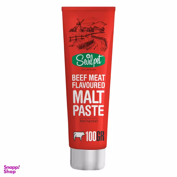 خمیر مالت گربه سویل پت مدل Beef 02 وزن 100 گرم