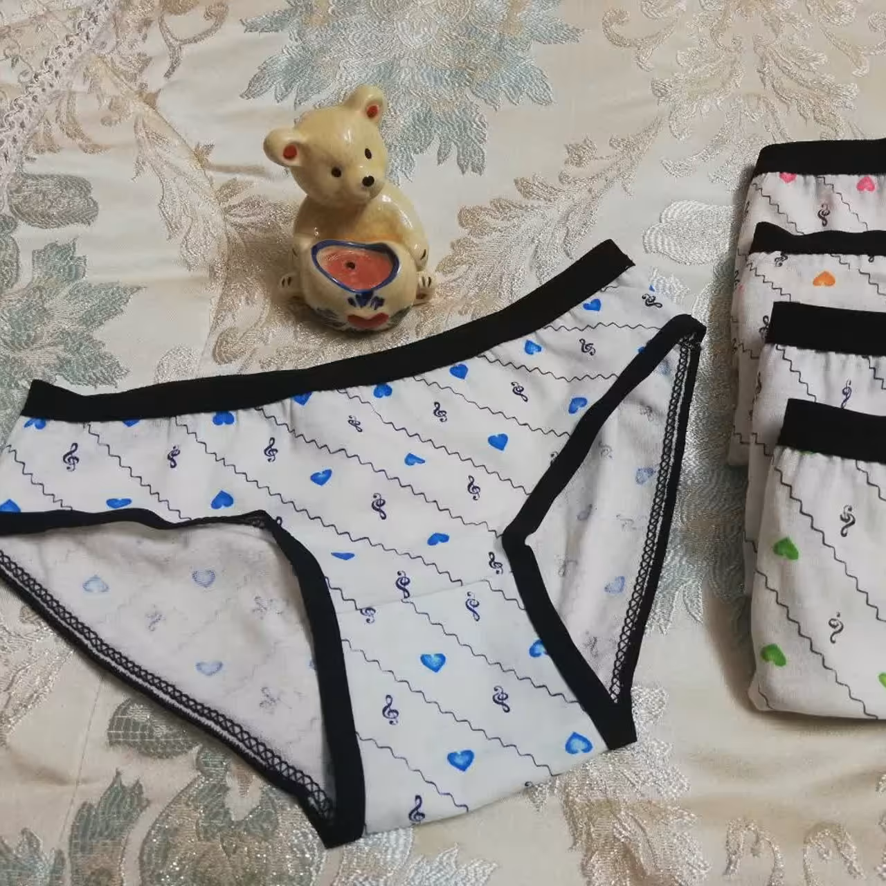 پک سه عددی شورت اسلیپ دخترونه مدل قلبی