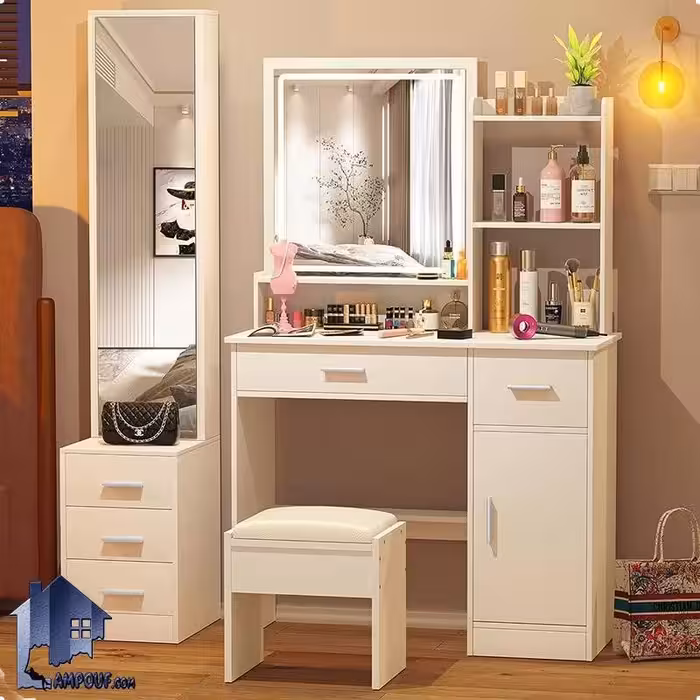 میز آرایش لامپ دار DJ686