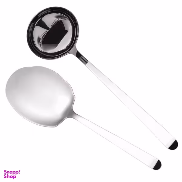 سرویس کفگیر و ملاقه 2 پارچه جی فی نی مدل 01