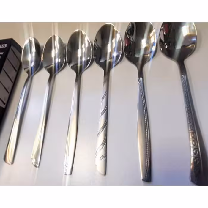 قاشق چنگال استیل یونیک حک یونیک در چند طرح