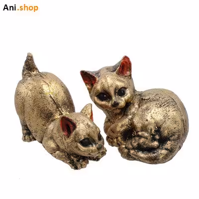 مجسمه گربه جفتی کدDKO-75